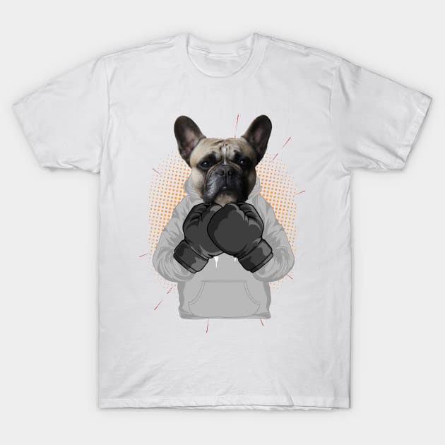 Boxing | Pug puppy T-Shirt by ro83land